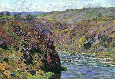 Valley of the Creuse Sunlight Effect Claude Monet